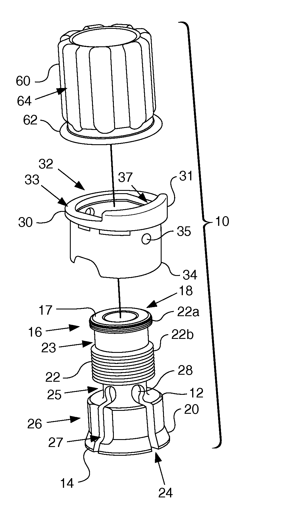 Locking instrument assembly