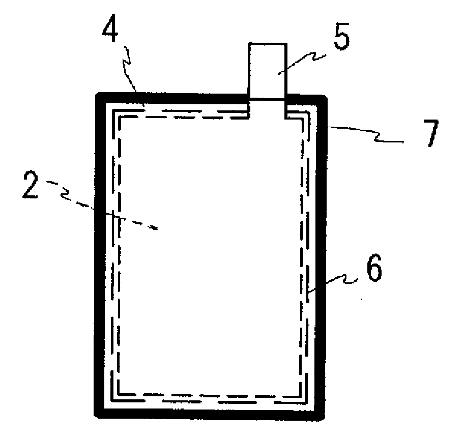 Stacked secondary battery