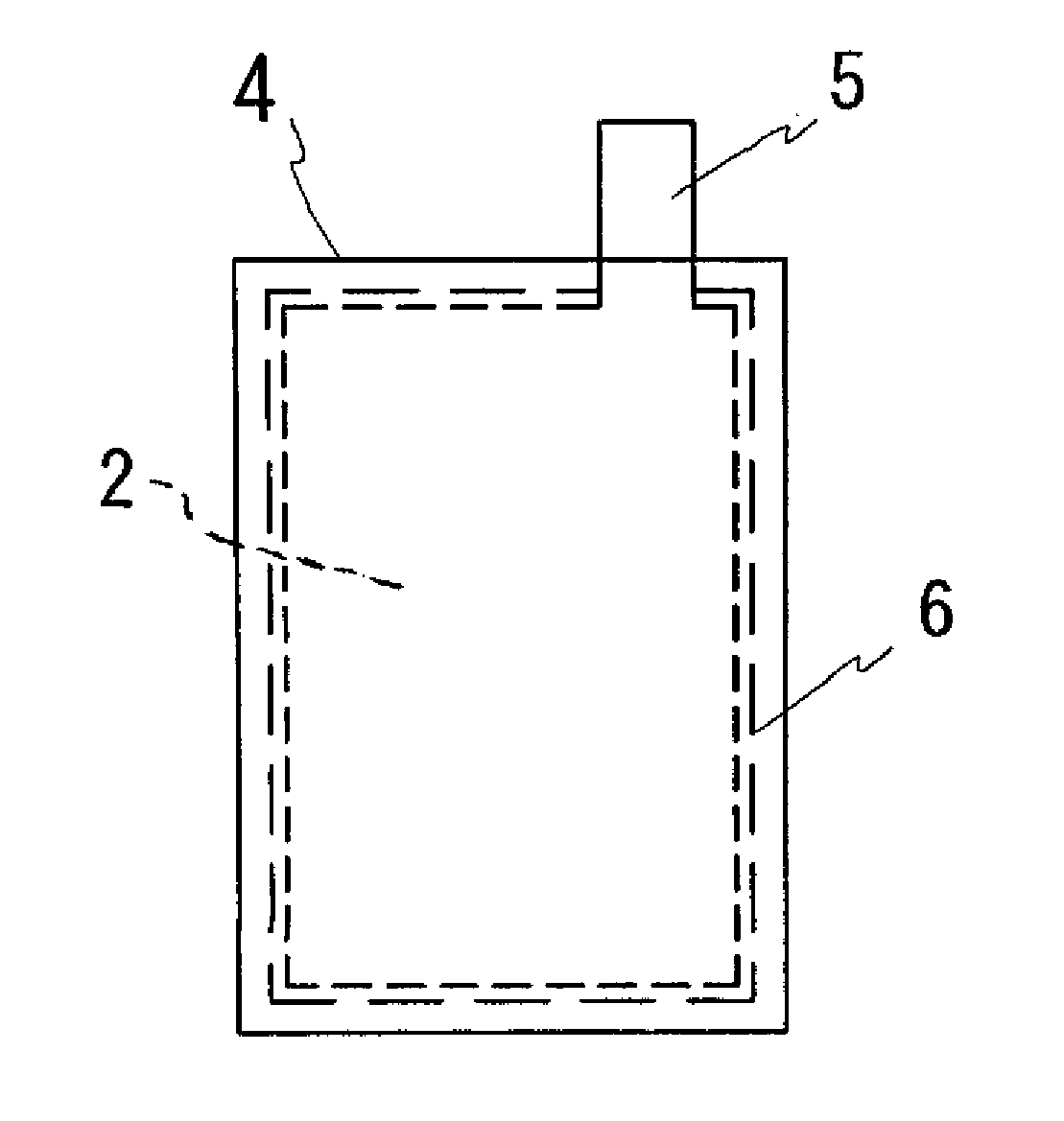 Stacked secondary battery