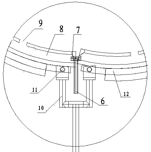 Nozzle slag line erosion resistant device and method for protecting pouring by using same