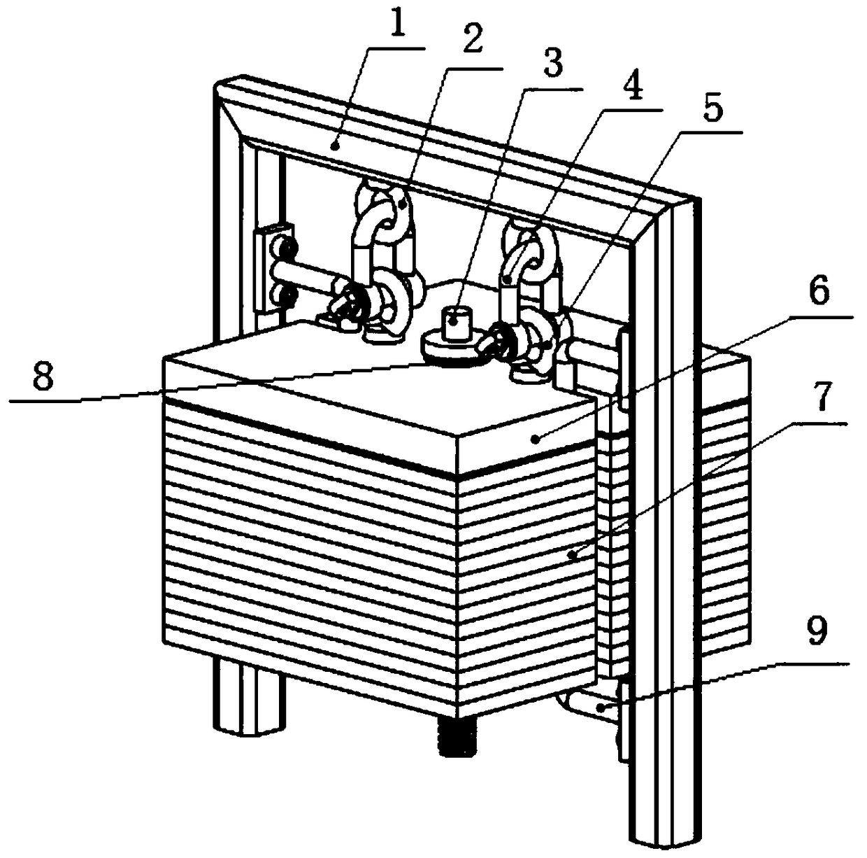 An up-floating and down-dive submerged ballast discarding device