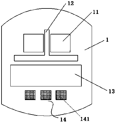 Cellphone battery holder with high tinning fullness degree