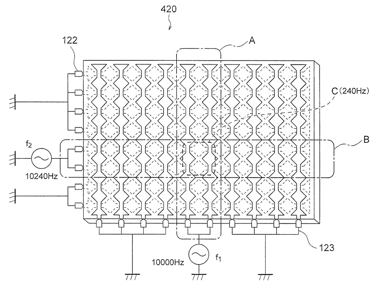 Display device and electronic apparatus