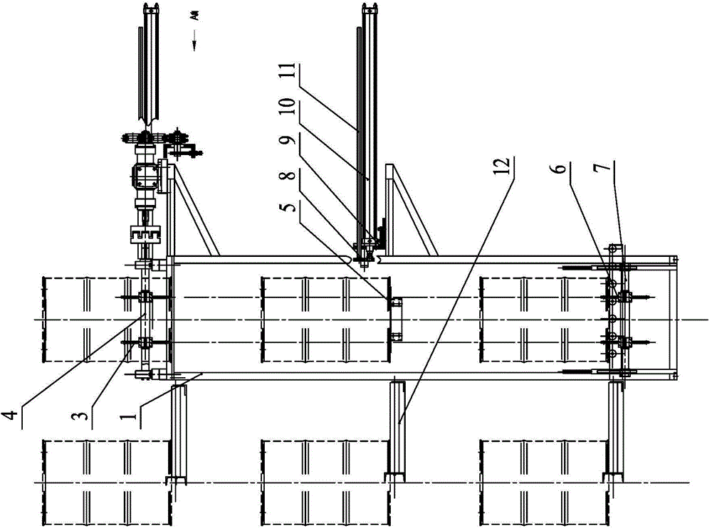 Vertical conveyer for steel drum stereoscopic warehouse