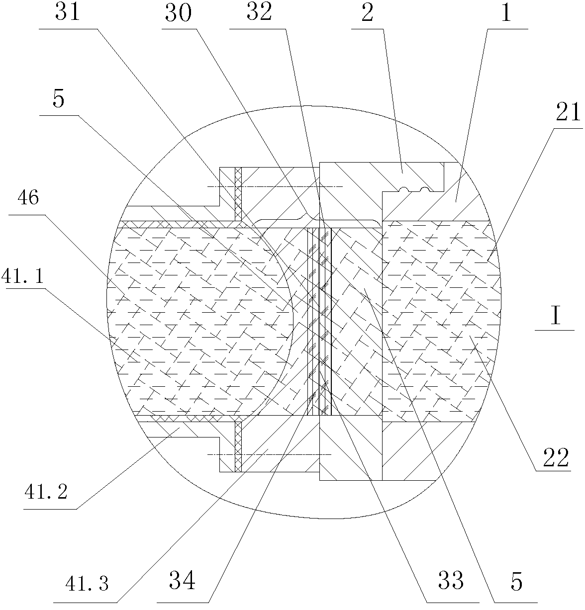 Melt gear pump sliding bearing heat pipe cooling device