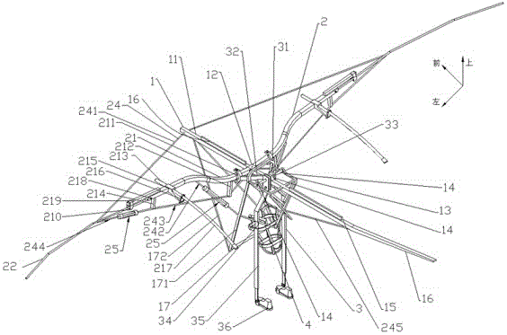 Manpower-wing-flapping air vehicle