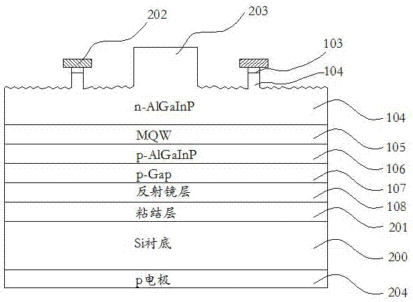 Full coverage type one-time smooth electrode light emitting diode and manufacturing method thereof