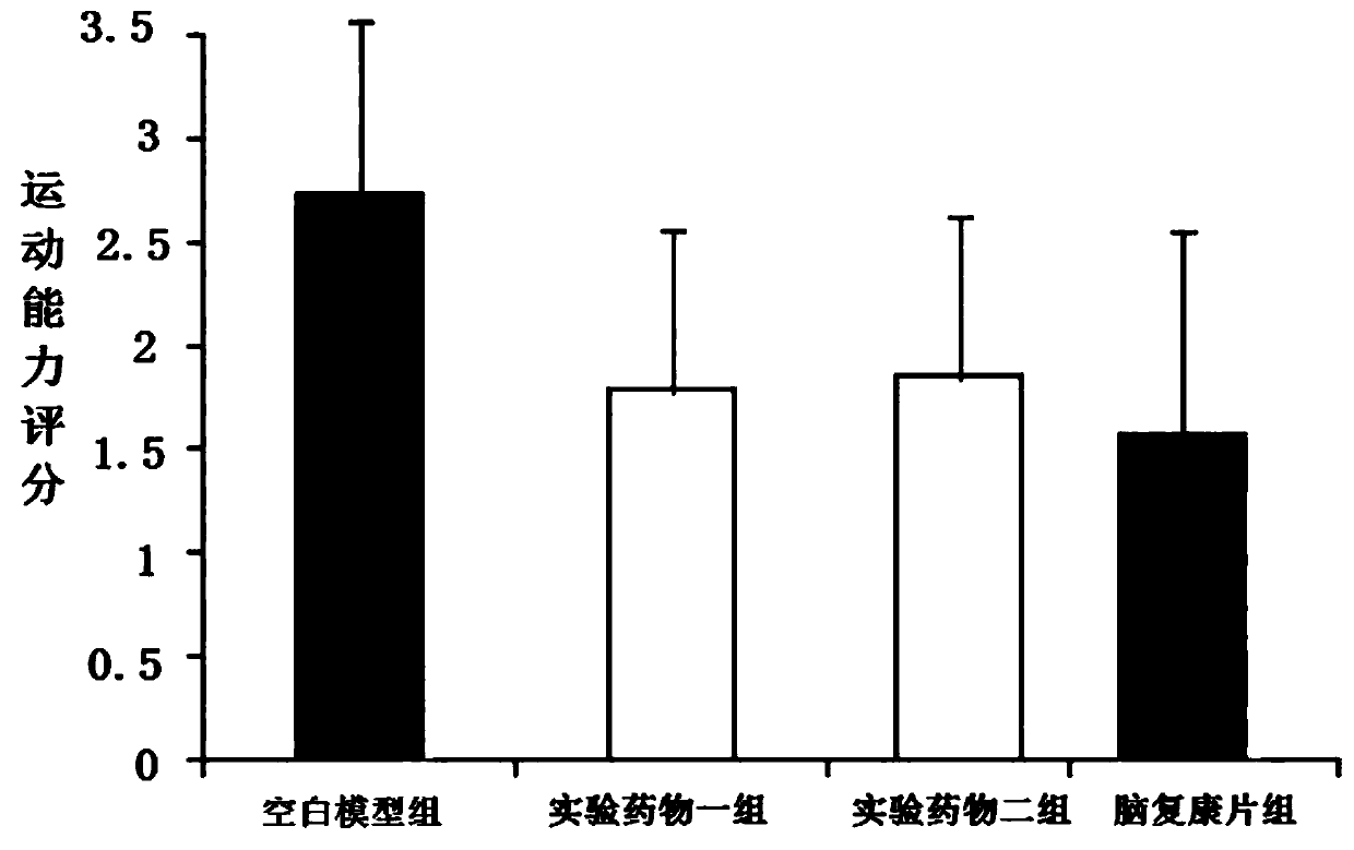 Kidney-tonifying traditional Chinese medicine composition for treating ischemic brain injury and preparation method thereof