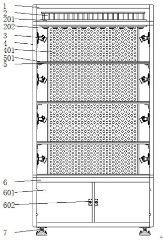 Combined financial product placing device