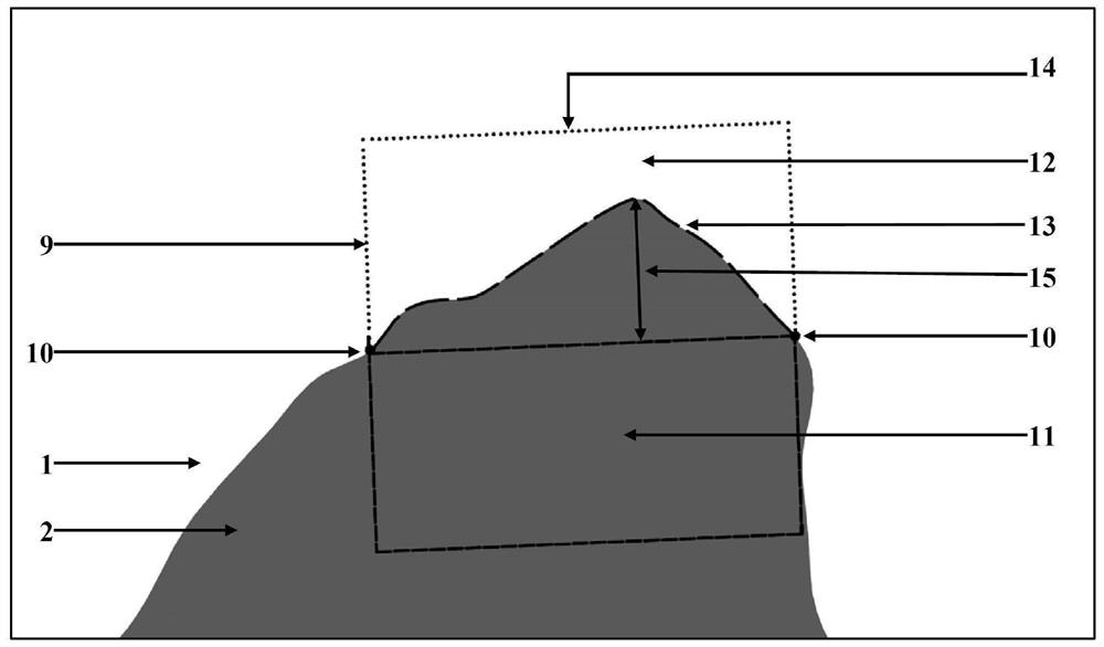 Karst rocky desertification area rock-soil interface form and soil information acquisition method