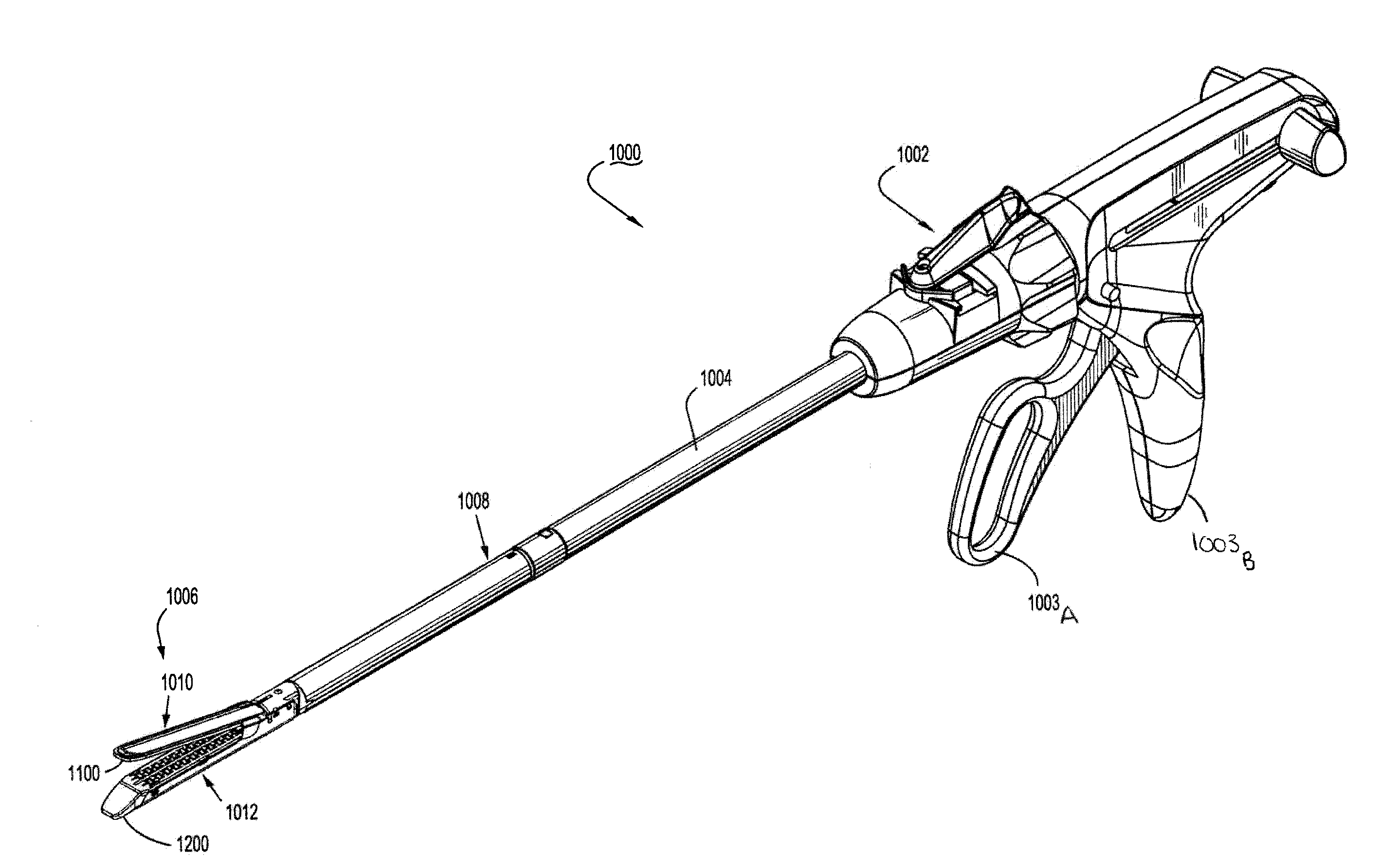 Varying tissue compression using take-up component