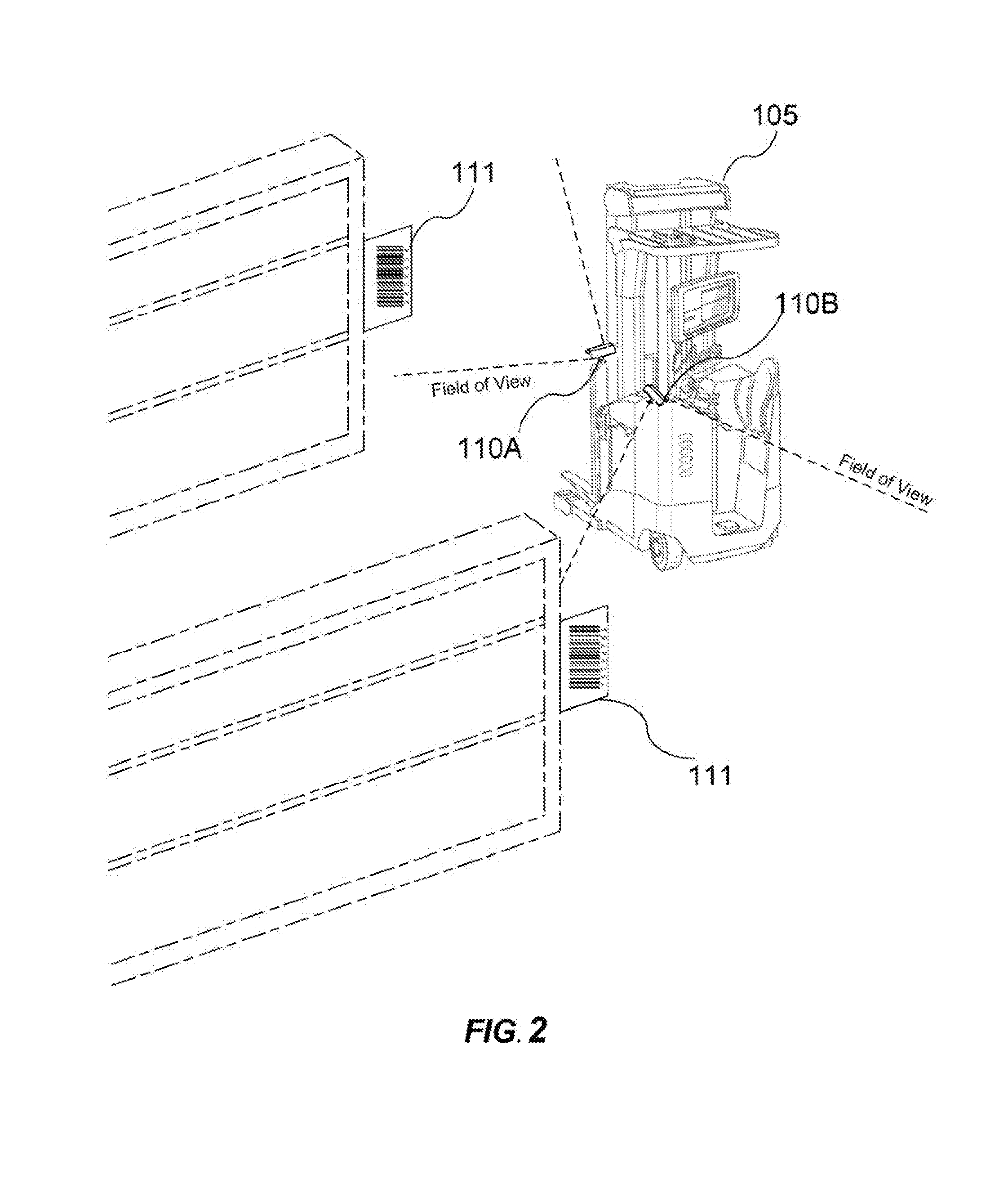 Industrial vehicle positioning system and method