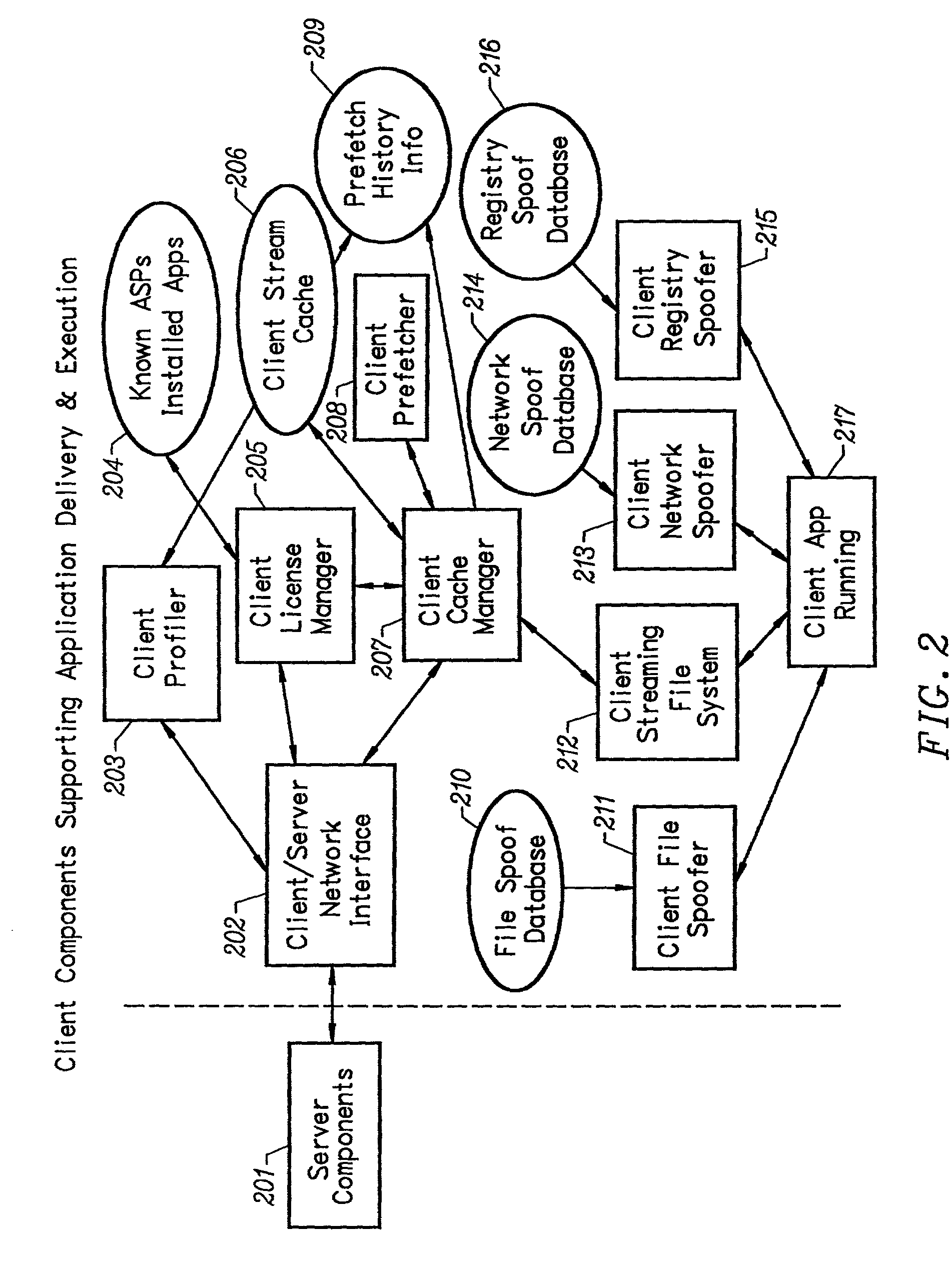 Optimized server for streamed applications