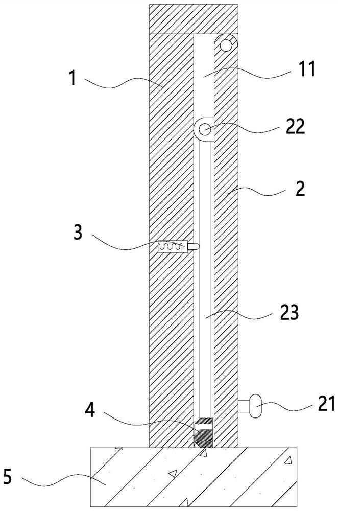 Barrier-free turnover type safety grabbing rod for toilet