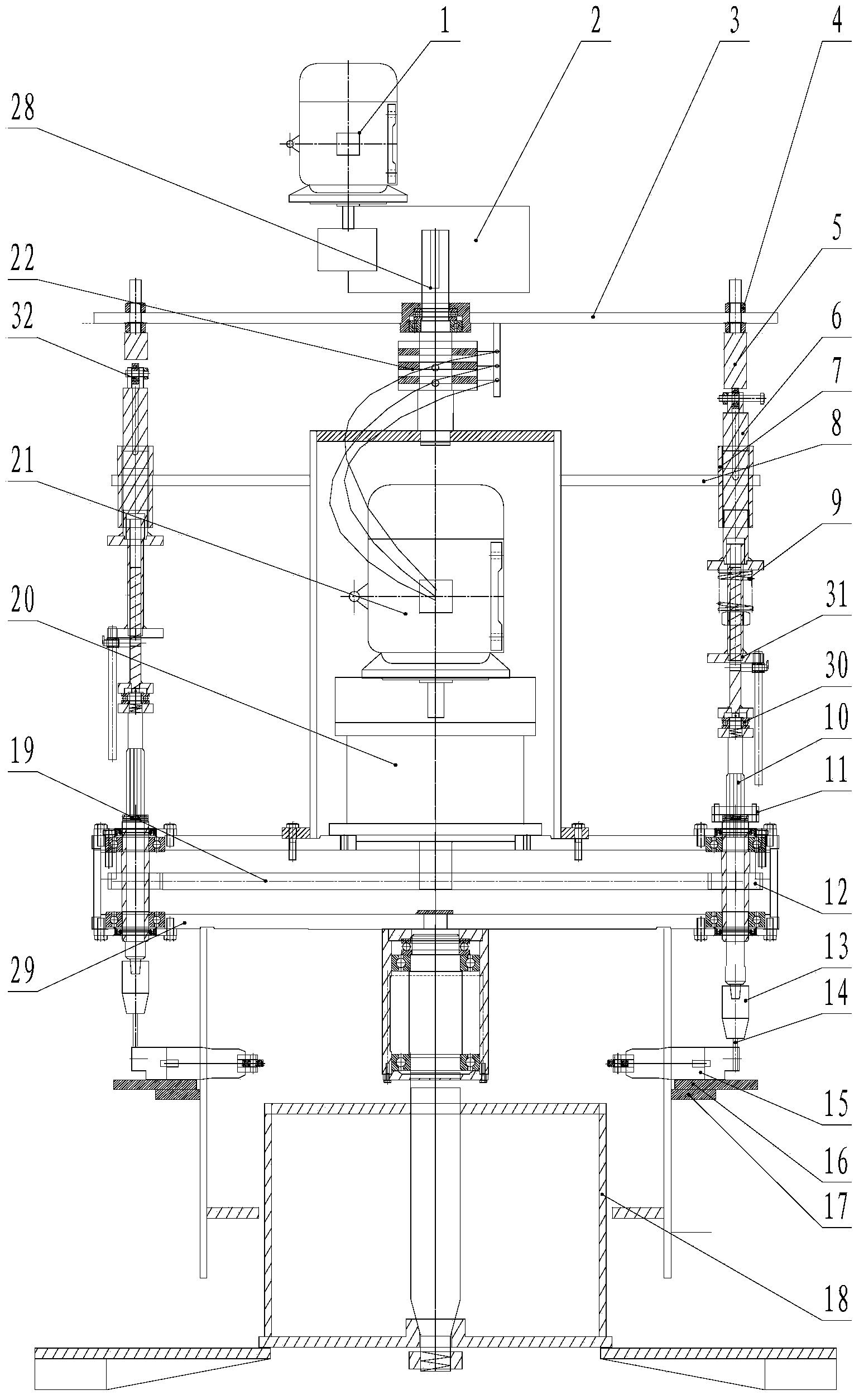 Full-automatic hole punching method