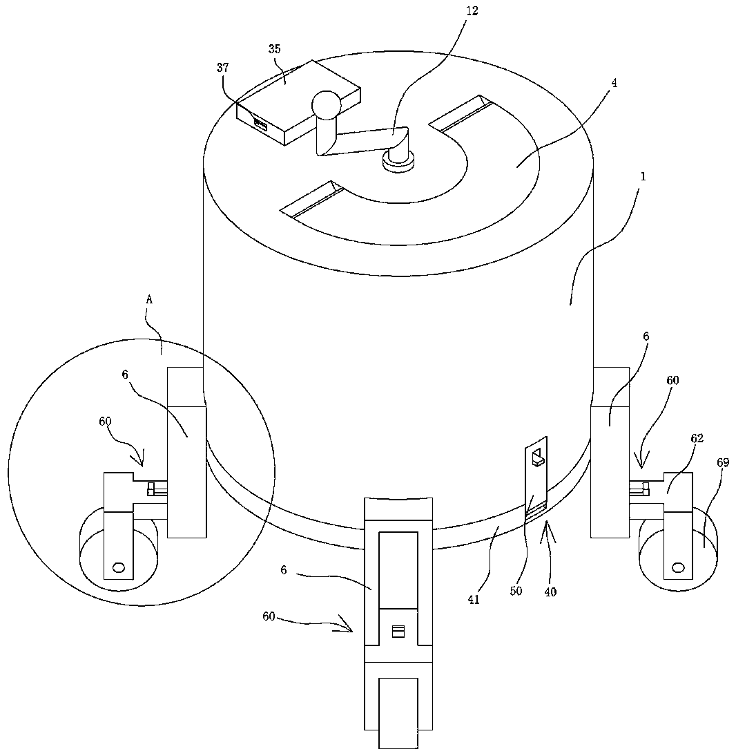 Outdoor manual laundry device