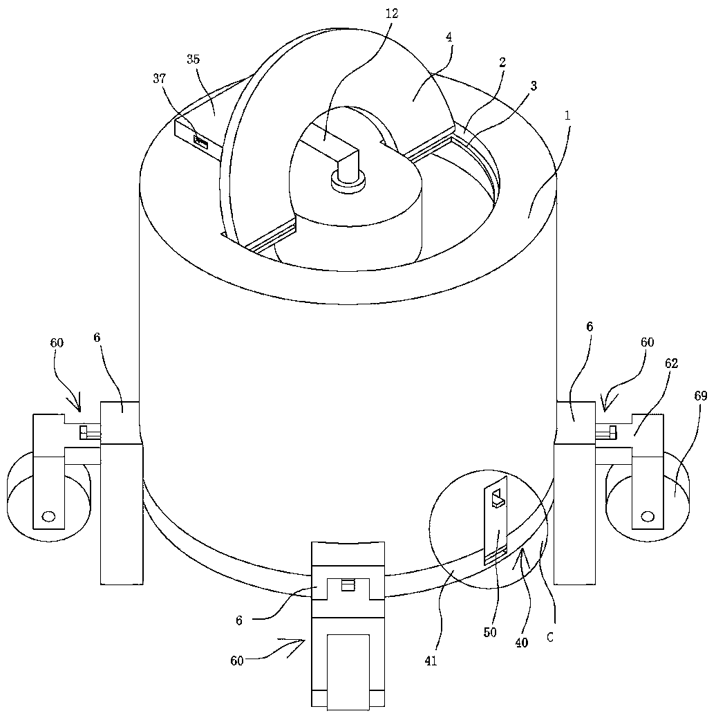 Outdoor manual laundry device