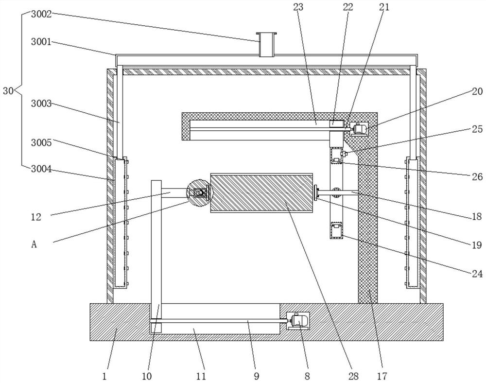 Anti-corrosion treatment device for ball valve body