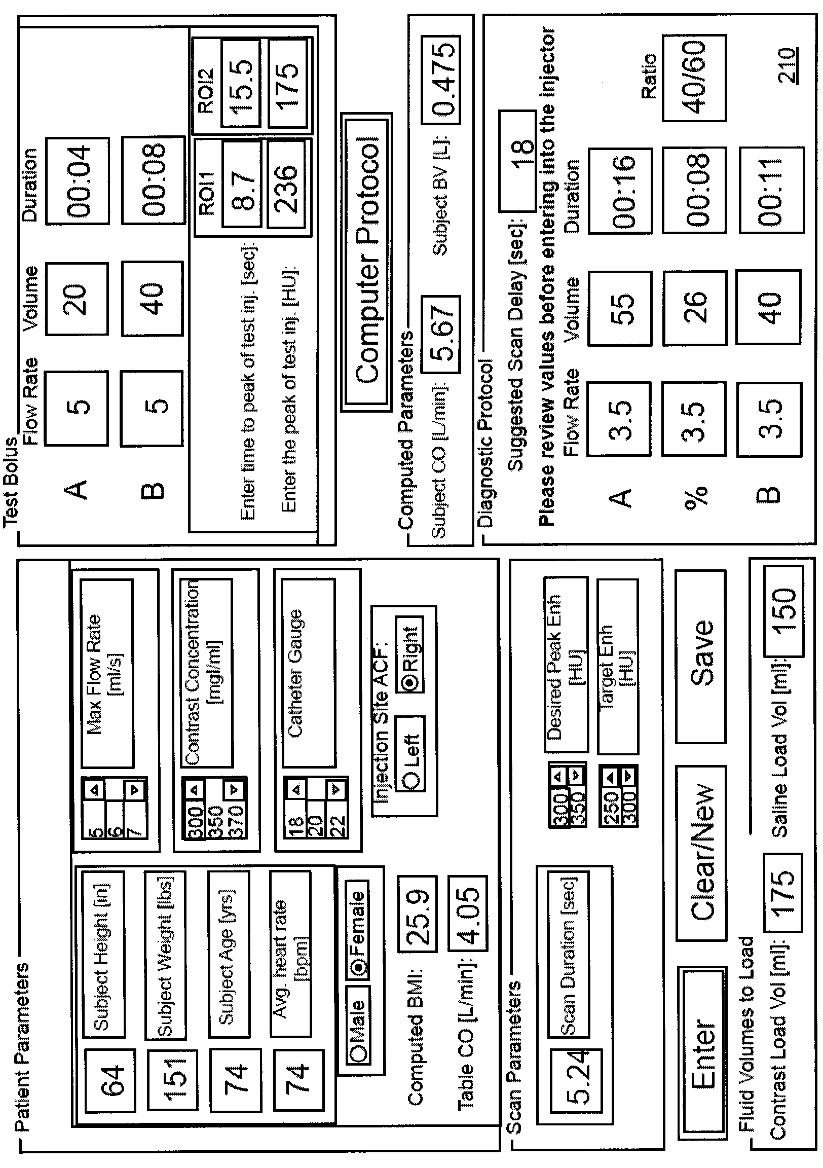 Modeling of pharmaceutical propagation and parameter generation for injection protocols