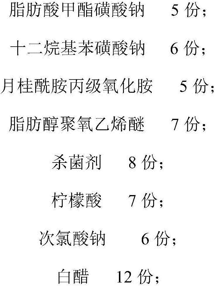 Toilet cleaning agent and preparing method thereof