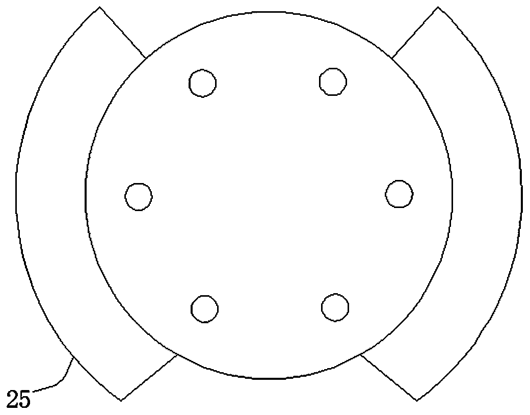 Clamping mechanism for drilling of round seat plate of round seat