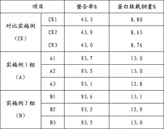 Preparation method of marine biological protein peptide copper chelate