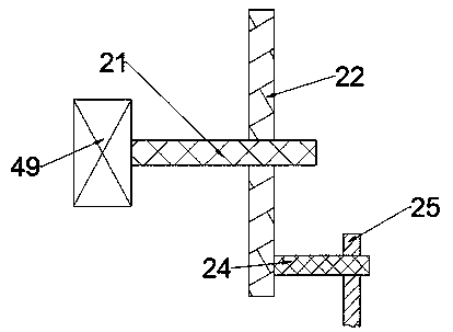 A device for repairing holes on the surface of a leather sofa