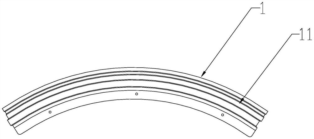 Steel-concrete-ultrahigh performance concrete combined segment and construction method thereof