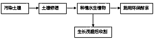 A kind of ecological restoration method of heavy metal polluted soil