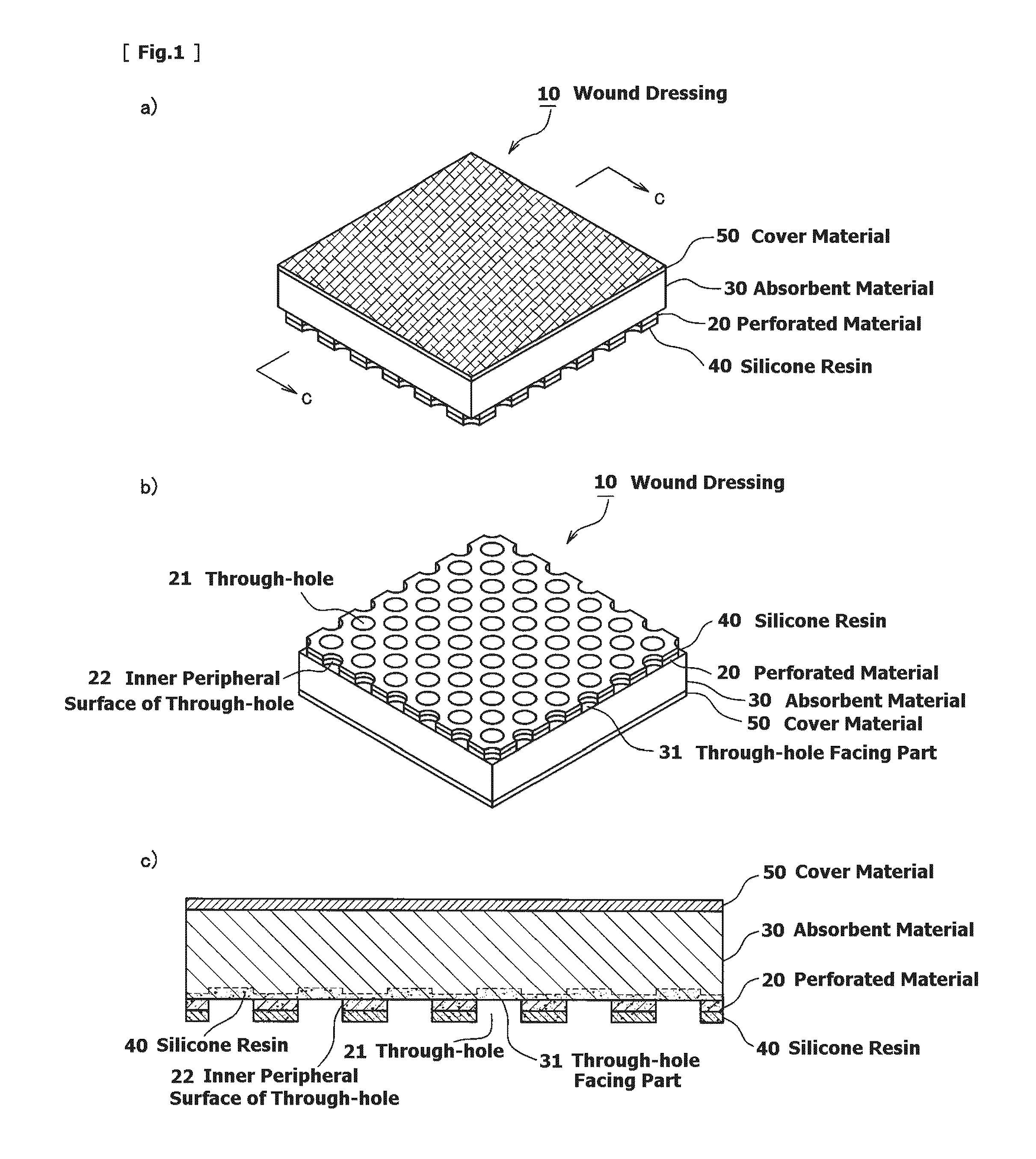 Wound dressing and method for producing it