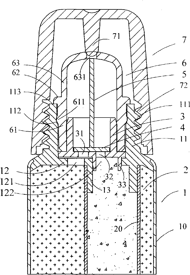 Double-flexible pipe container with one-way valves