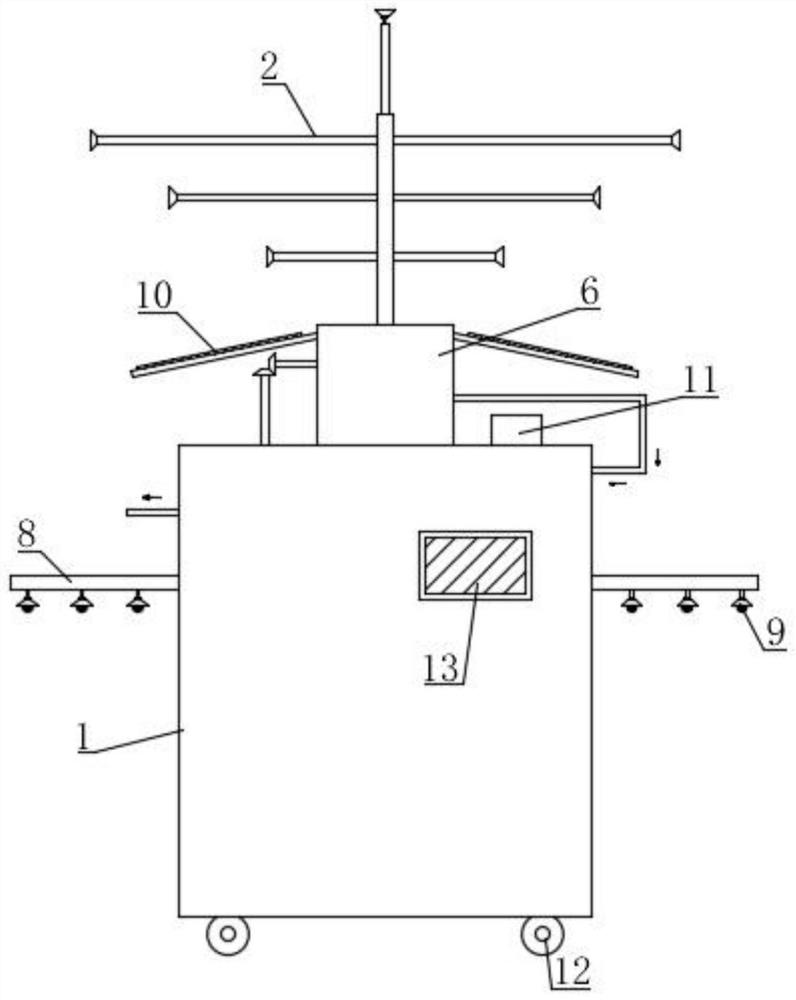 Environment-friendly building construction dust falling equipment