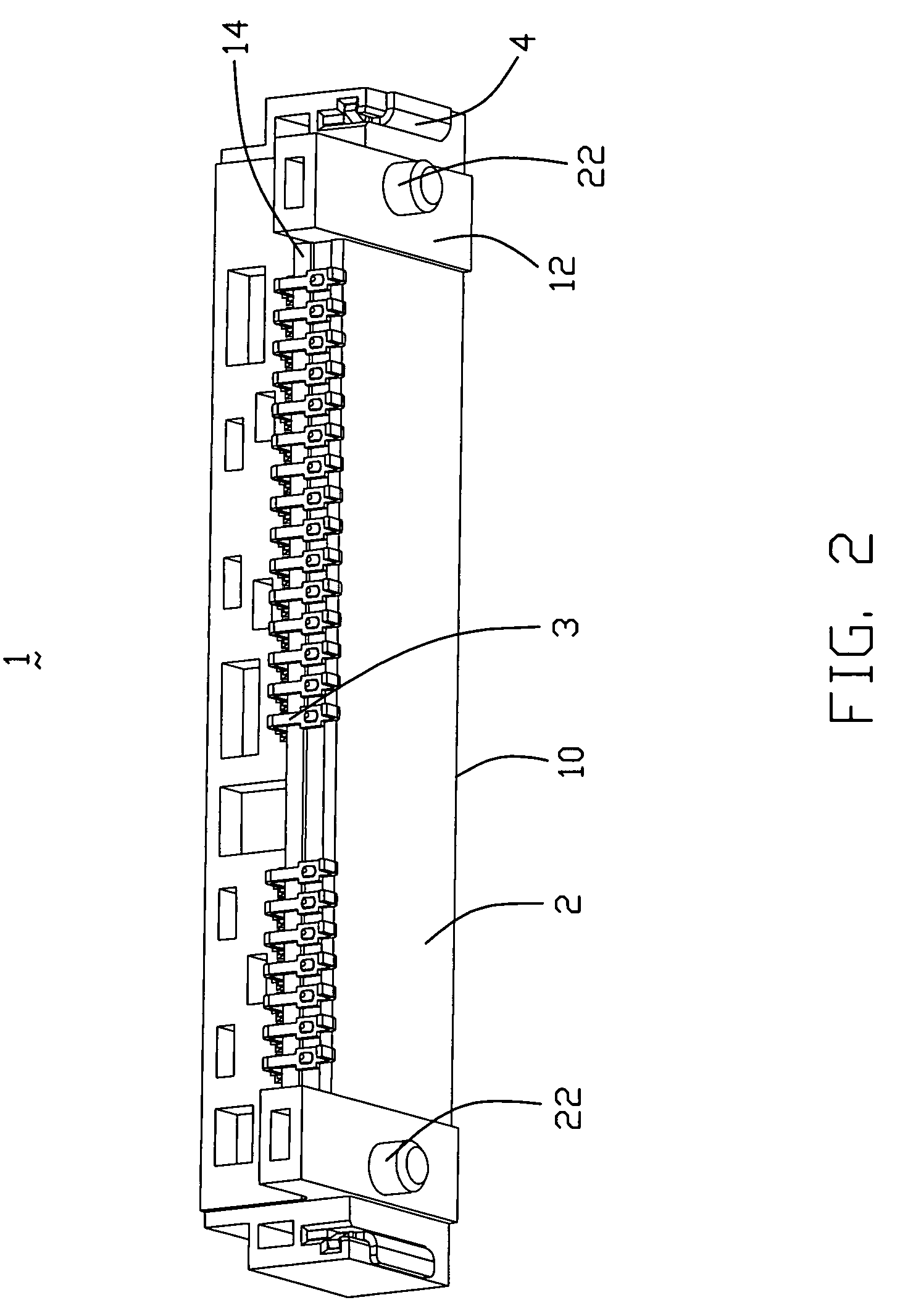 Electrical connector having matched impedance by contacts having node arrangement