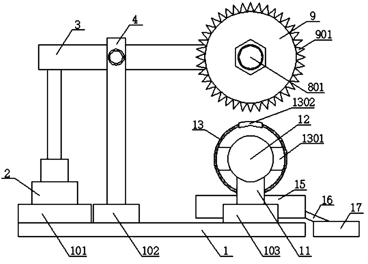 Cutting device for cutting plastics pipe