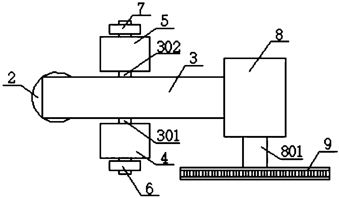 Cutting device for cutting plastics pipe