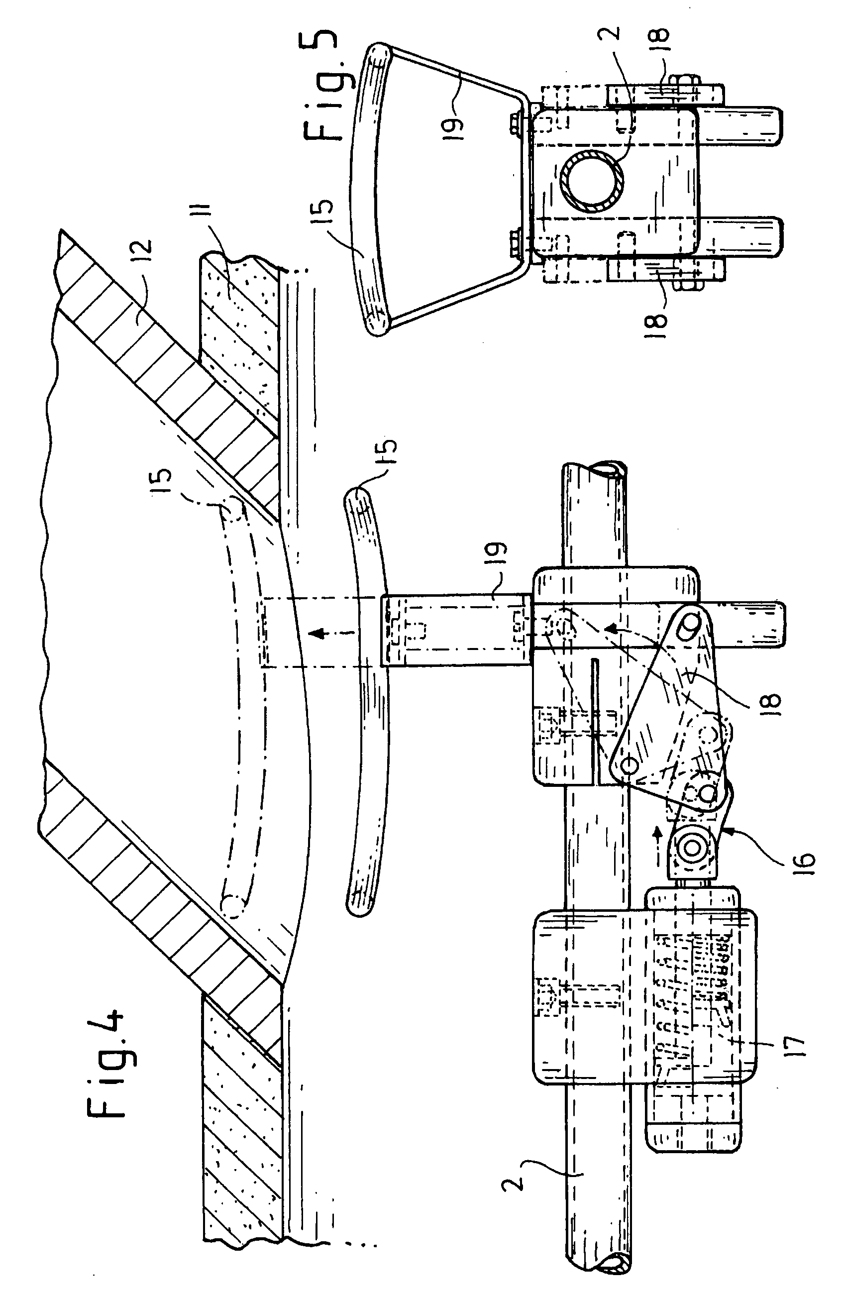 Device and method for pipeline rehabilitation