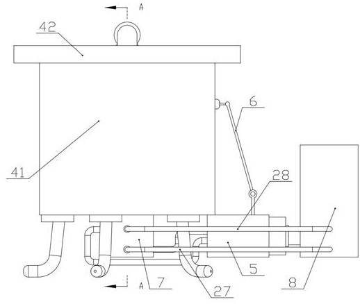 3D printing variable supporting stock bin based on photopolymerization