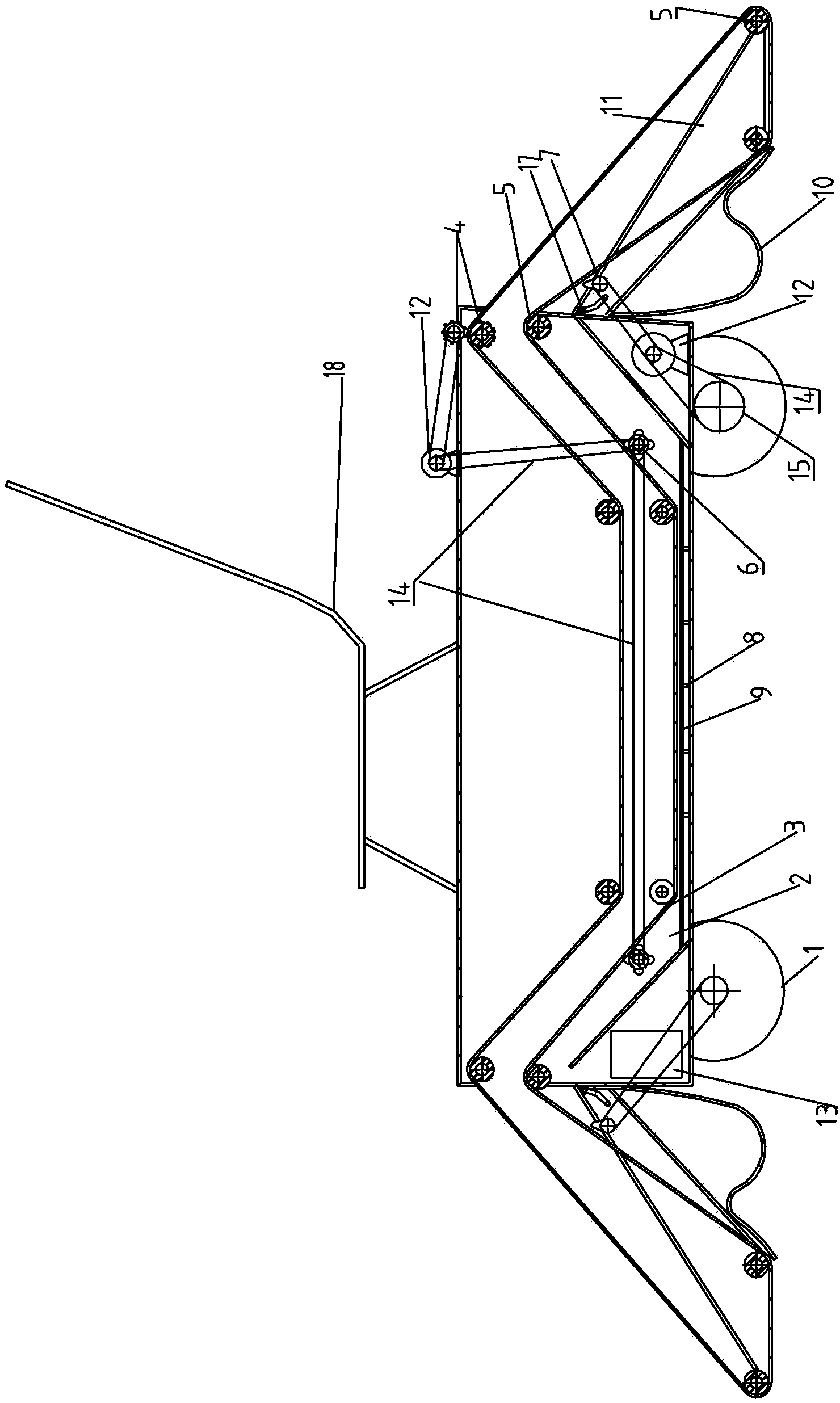 Mopping vehicle