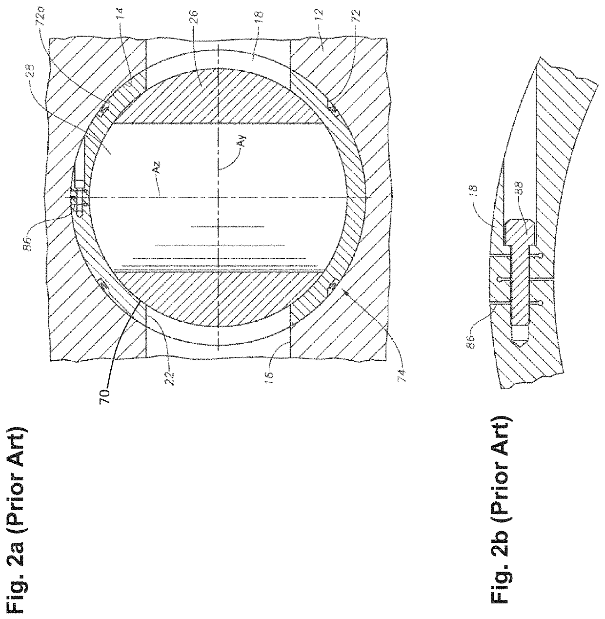 Flexing slot for plug valve insert