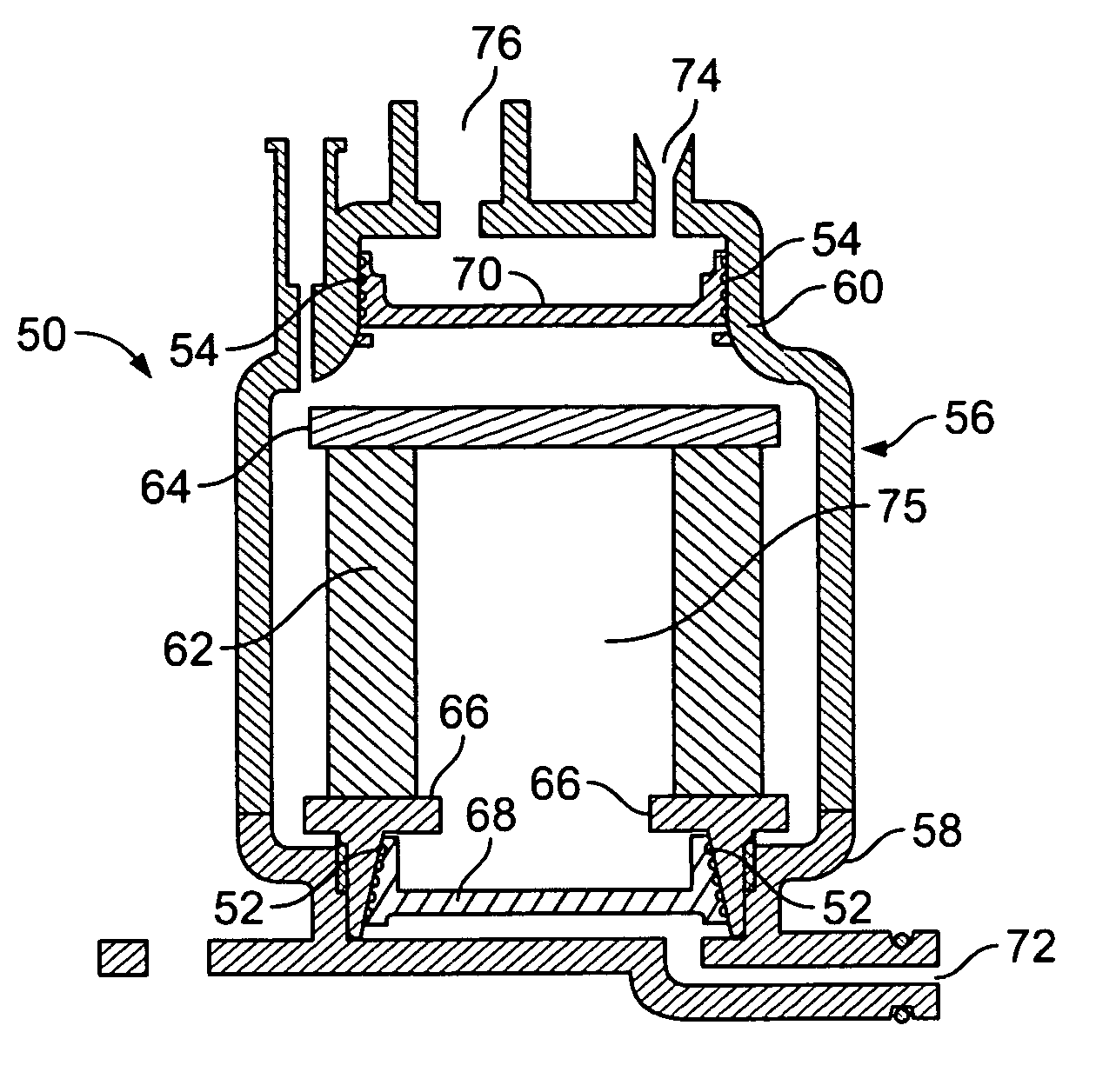 Pressure damping ink filter