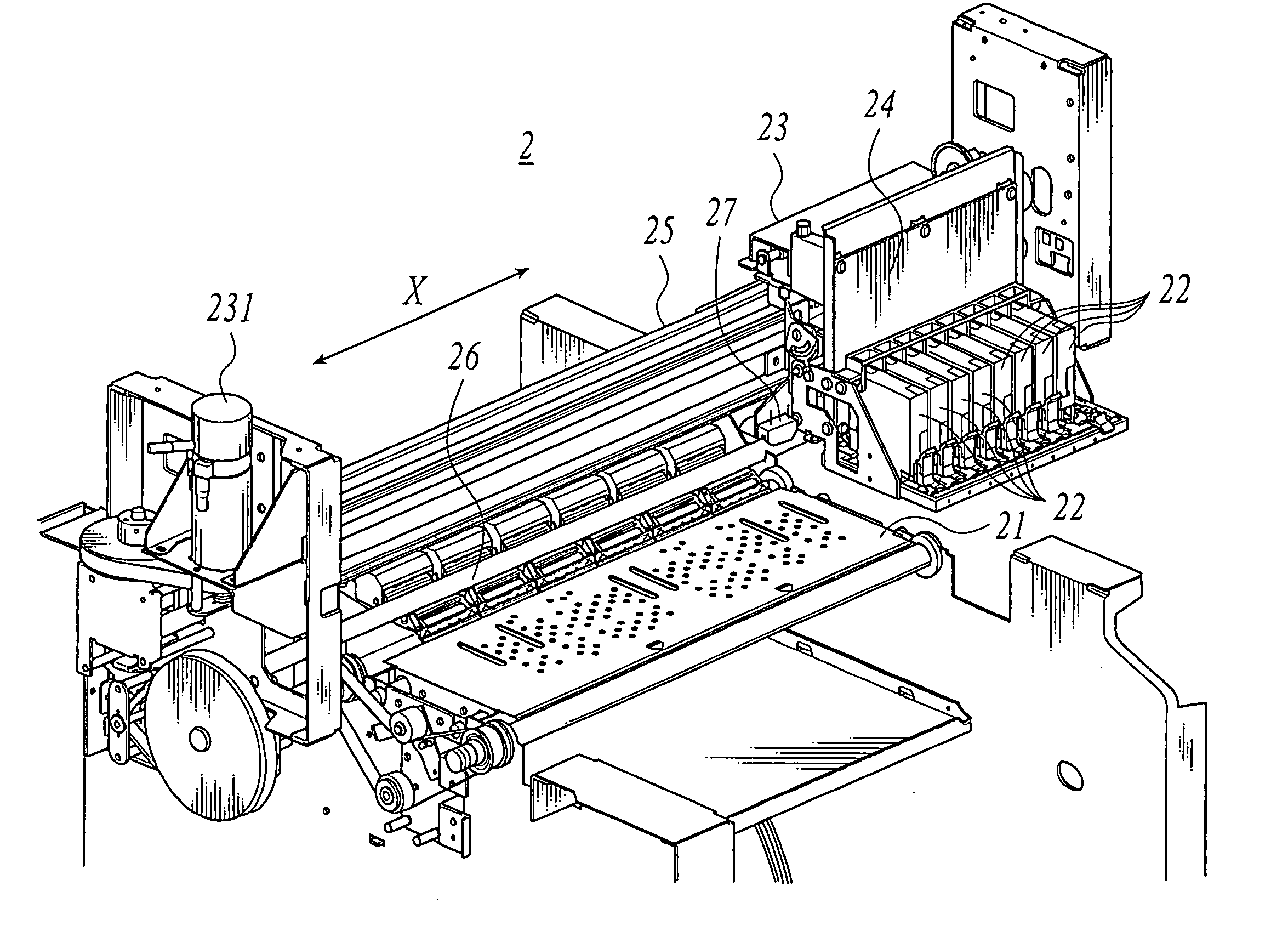 Ink jet printer and image recording method