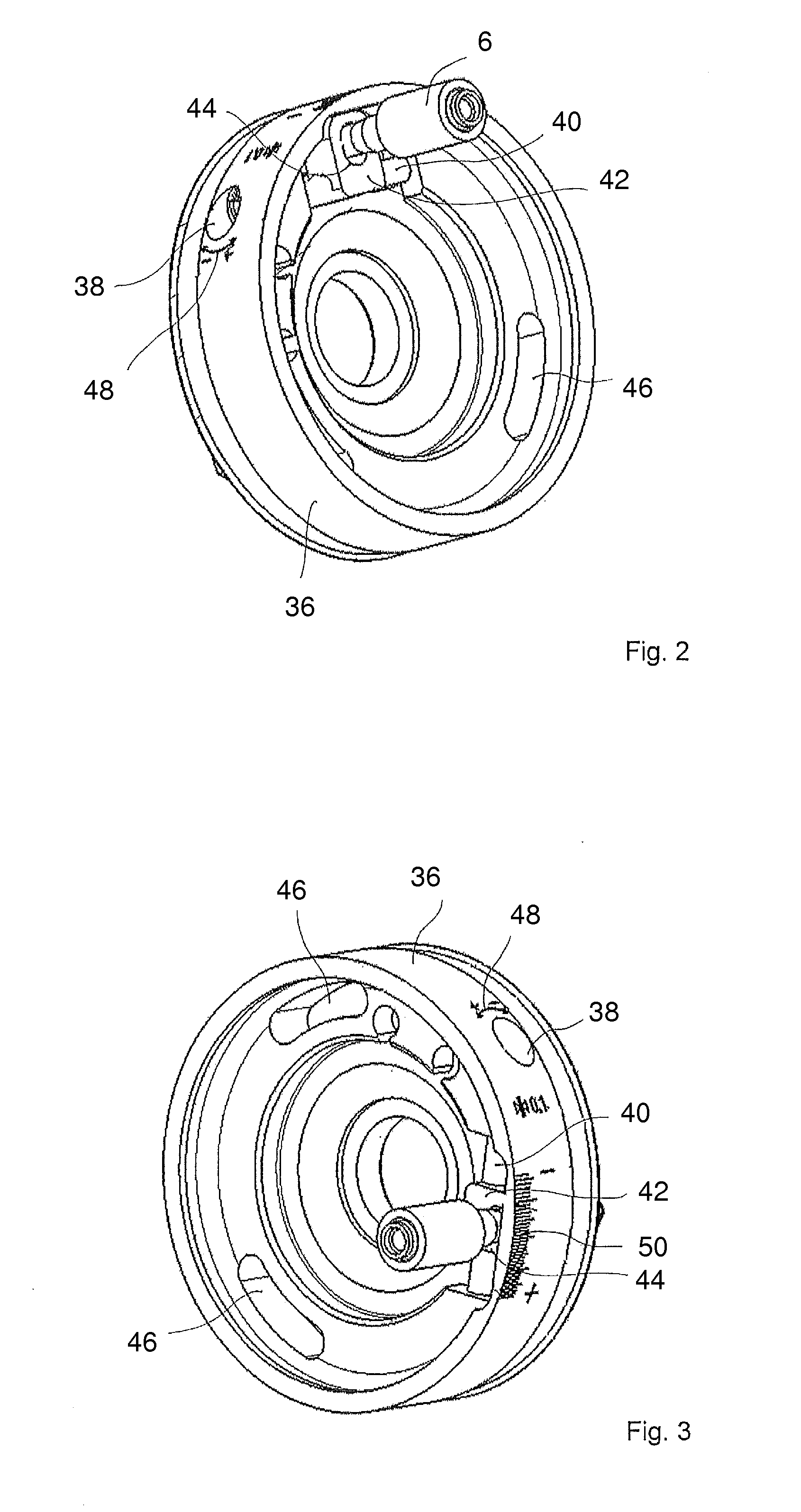 Thread rolling head