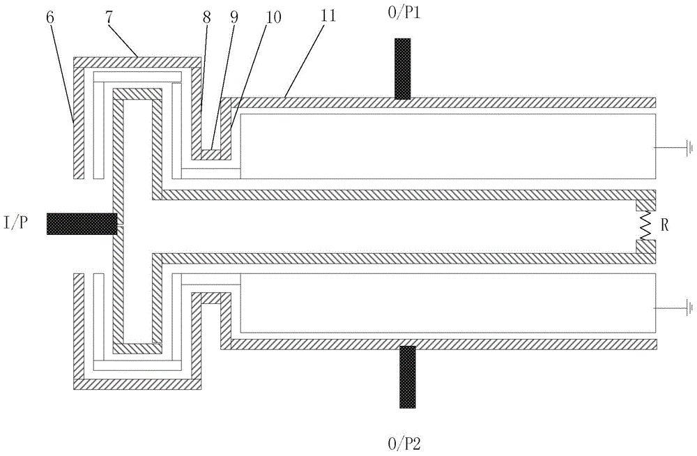 Filter splitter with dual passbands