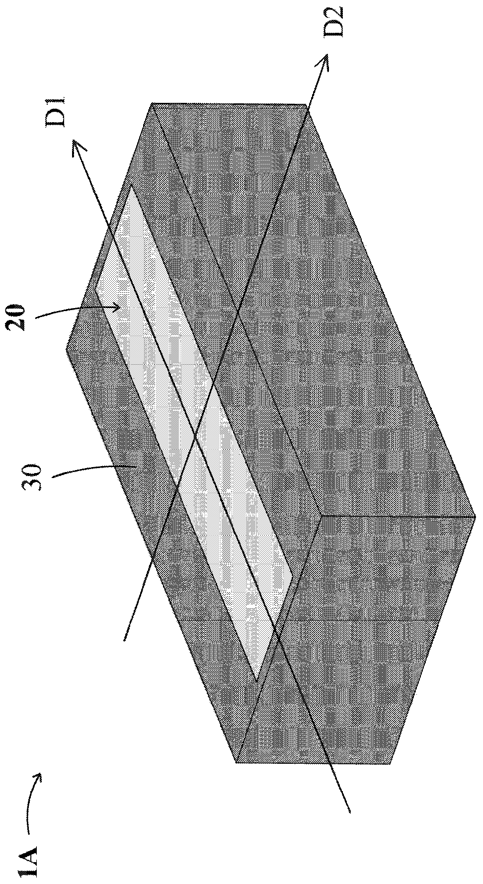 Light emitting device having asymmetric light shape and manufacturing method thereof