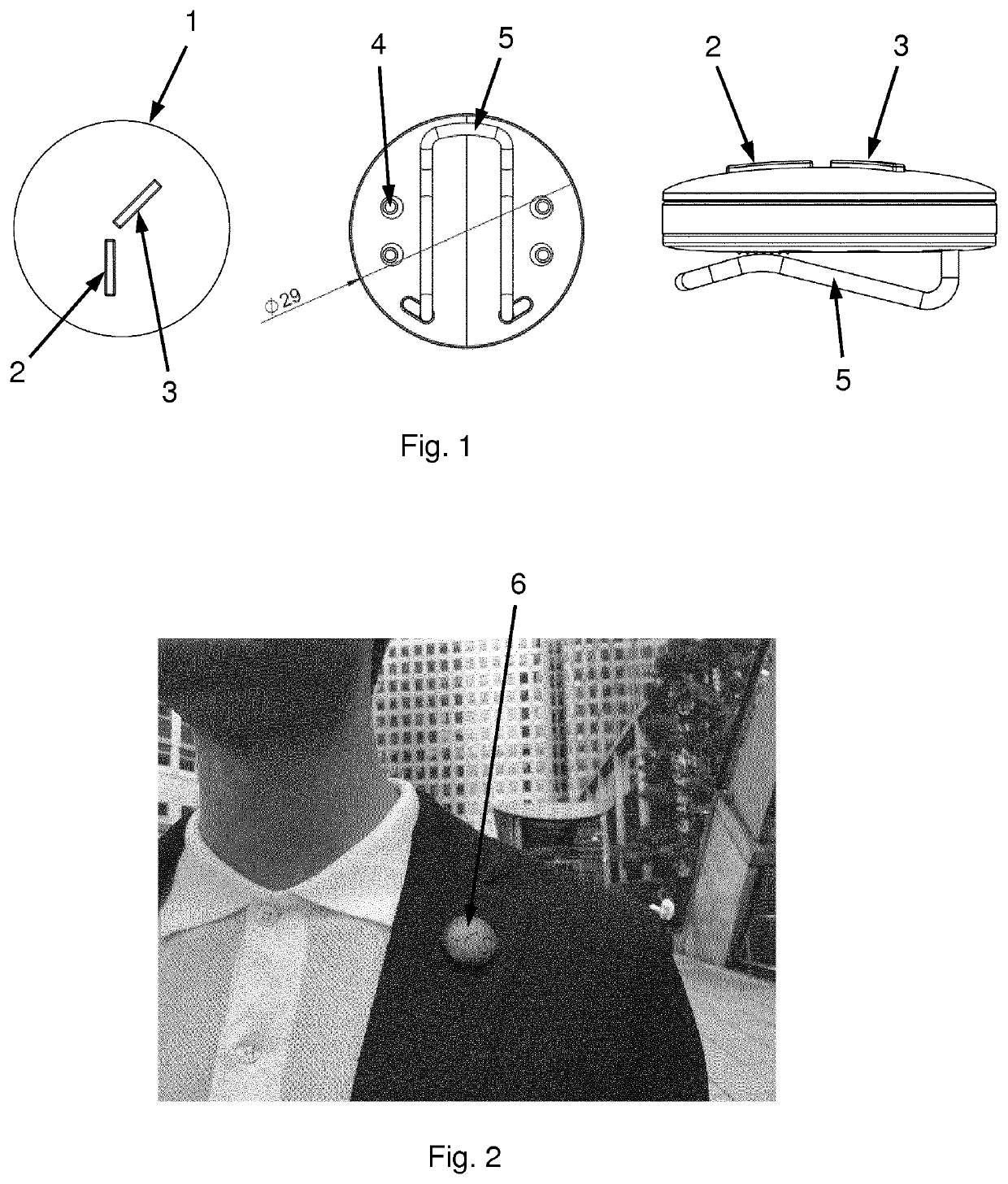 Device for measuring light exposure of a subject