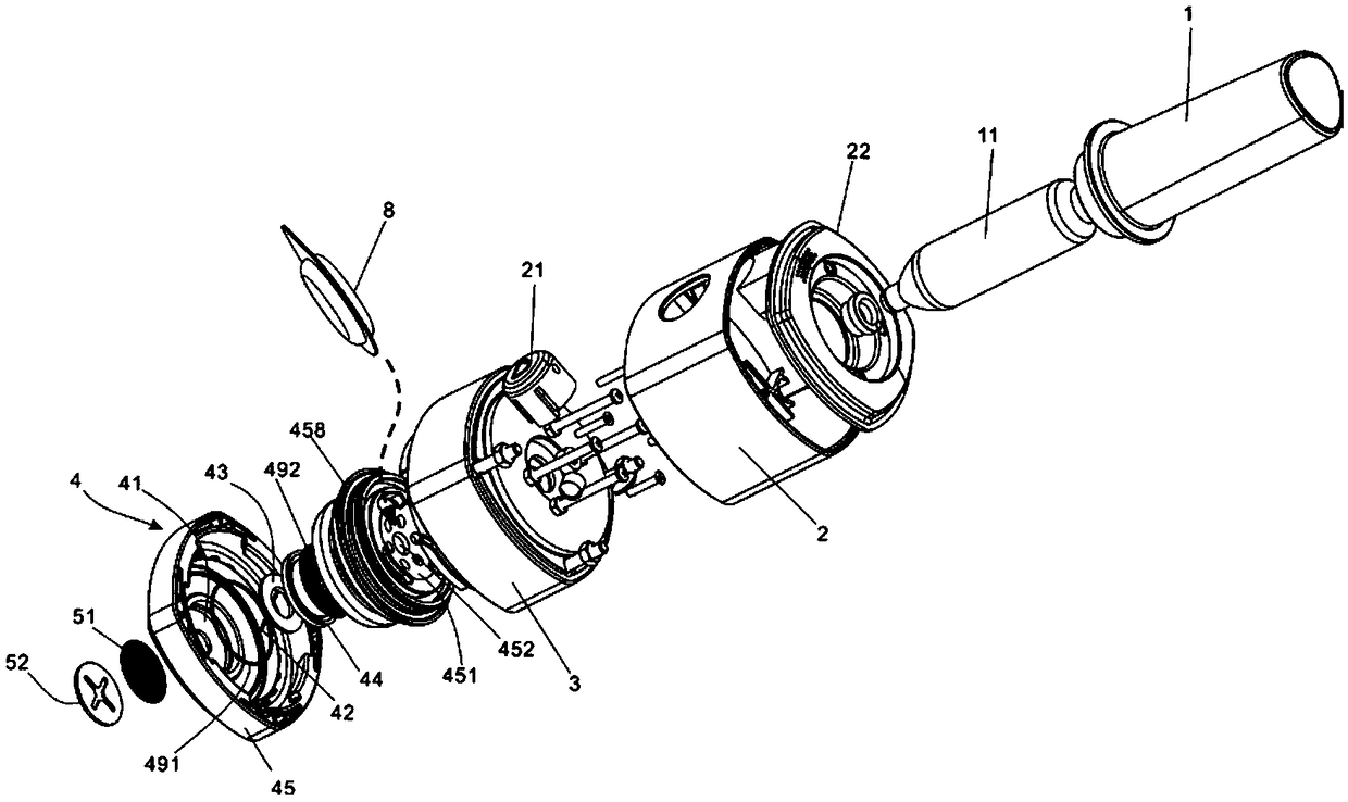 High-power foaming method and device of coffee