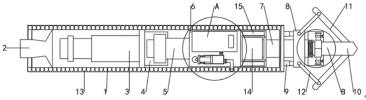 A screw drill that is easy to disassemble and assemble