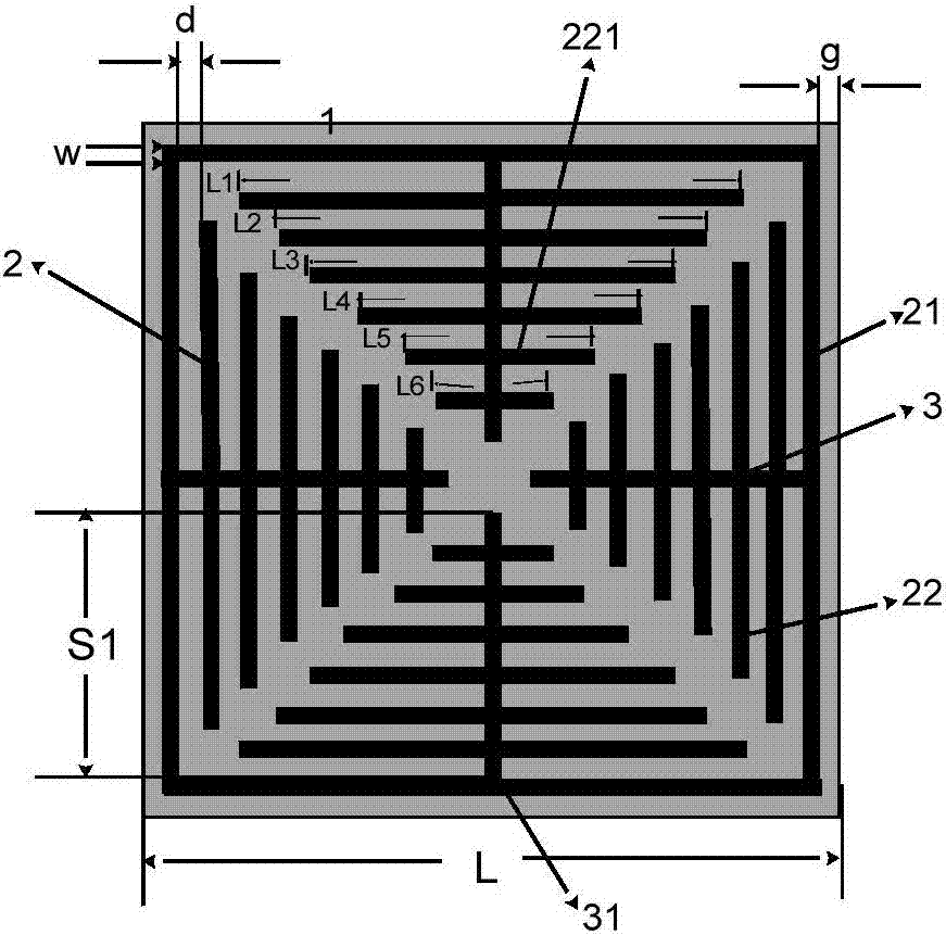 Frequency selective surface structure