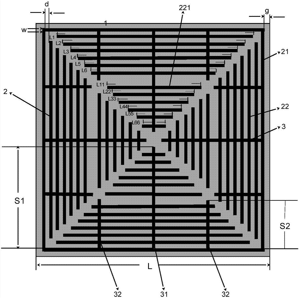 Frequency selective surface structure