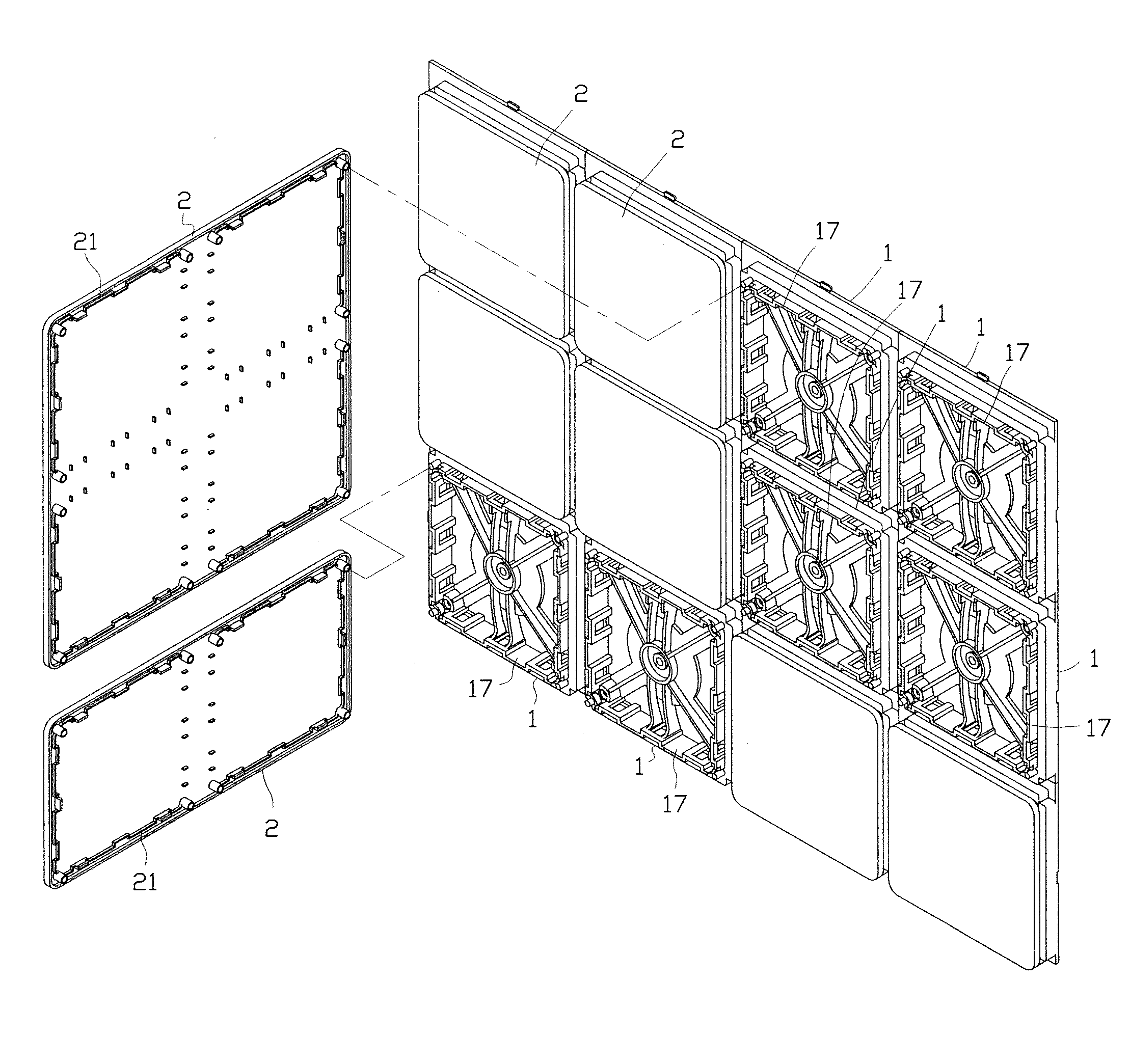 Panel assembly and accessories